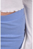 Skirt Pieces Pckylie Mw Midi Horizont Blue